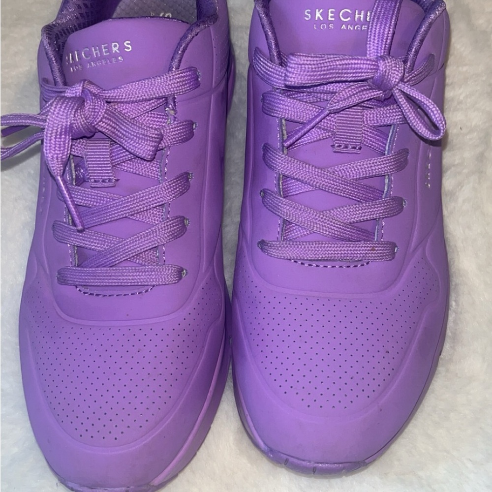Purple Skechers